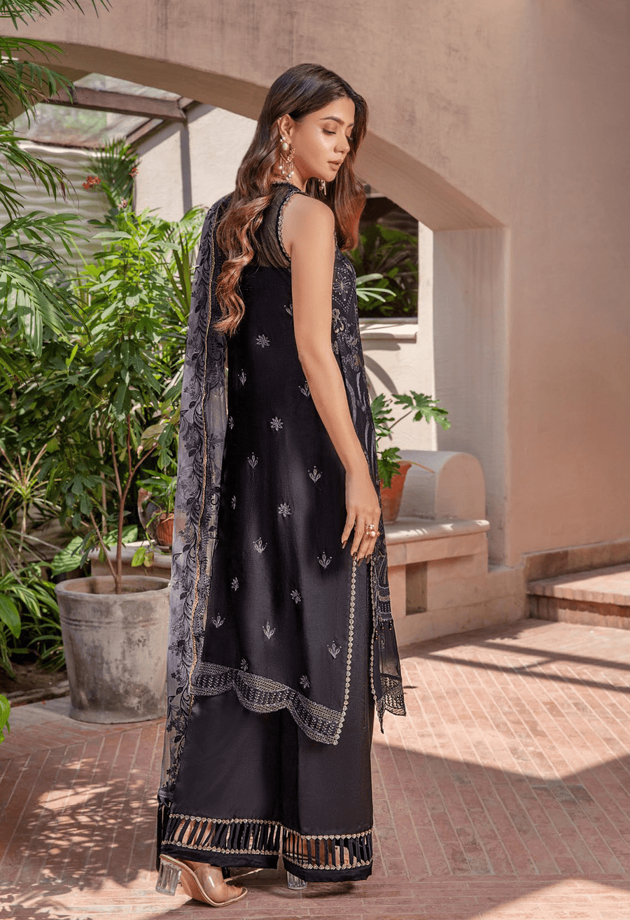 Preesha by Humdum Unstitched Embroidered Formals 3Pc Suit D-01
