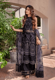 Preesha by Humdum Unstitched Embroidered Formals 3Pc Suit D-01