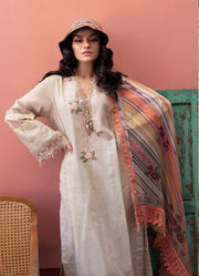 Sobia Nazir Vital Lawn Embroidered Unstitched 3 Piece Suit D-12B