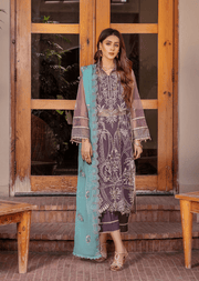 Preesha by Humdum Unstitched Embroidered Formals 3Pc Suit D-03