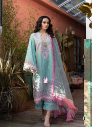 Sobia Nazir Vital Lawn Embroidered Unstitched 3 Piece Suit D-05A