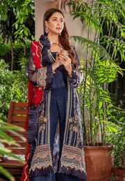 Preesha by Humdum Unstitched Embroidered Formals 3Pc Suit D-06