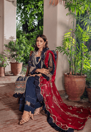 Preesha by Humdum Unstitched Embroidered Formals 3Pc Suit D-06