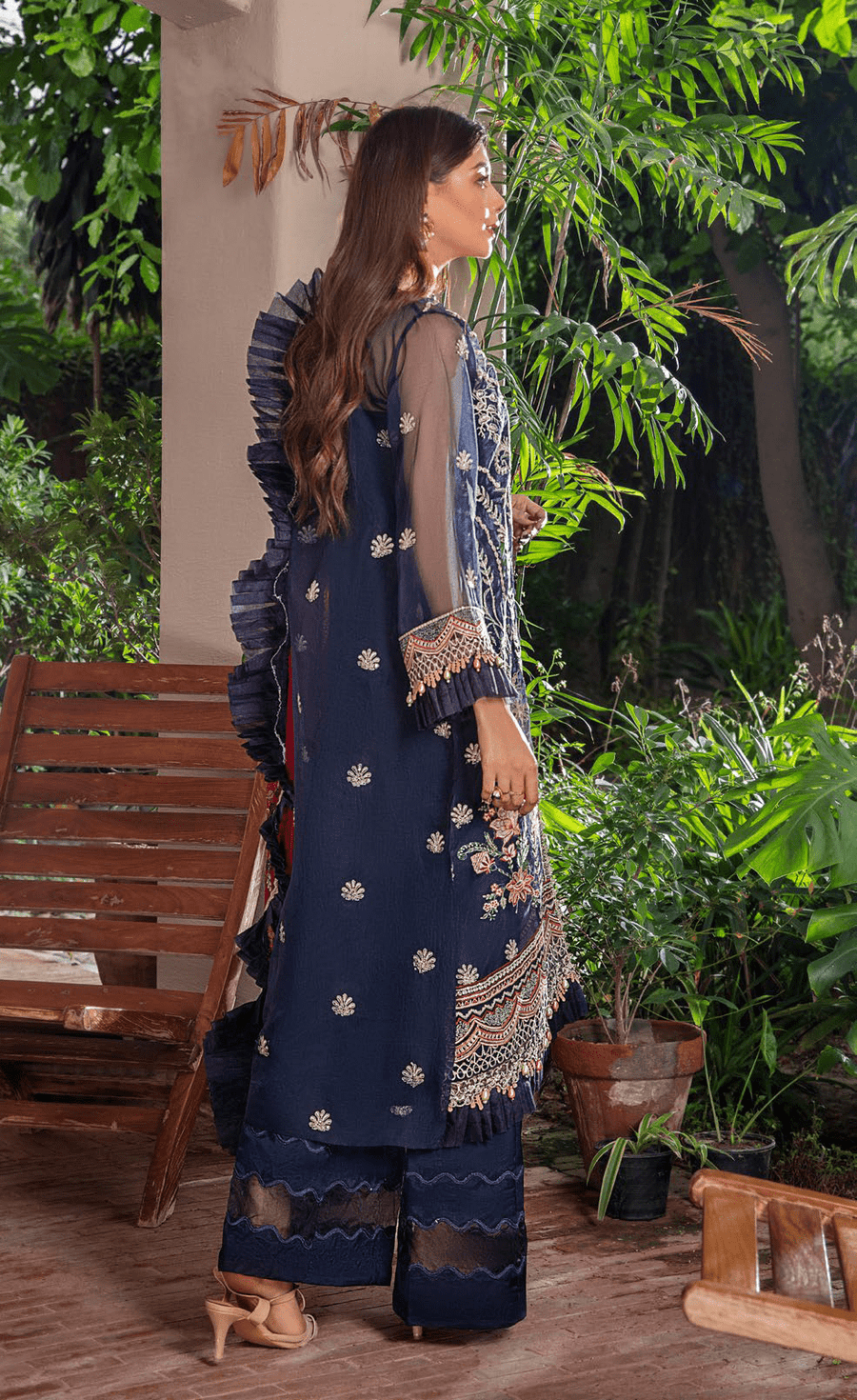 Preesha by Humdum Unstitched Embroidered Formals 3Pc Suit D-06