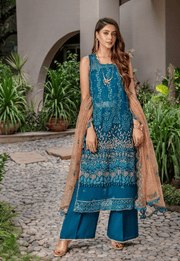 Preesha by Humdum Unstitched Embroidered Formals 3Pc Suit D-08