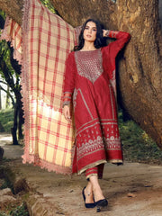 LYLA Winter Shawl Collection '22 Unstitched Embroidered 3Pc Suit D-03