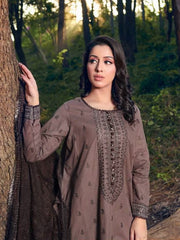 LYLA Winter Shawl Collection '22 Unstitched Embroidered 3Pc Suit D-06