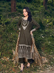 LYLA Winter Shawl Collection '22 Unstitched Embroidered 3Pc Suit D-08