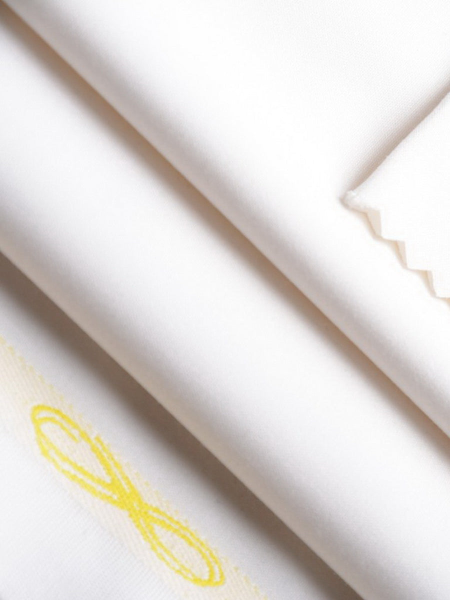 Yameen Divine Men’s Pure Fine Cotton Suits for Summer - Off White - FaisalFabrics.pk