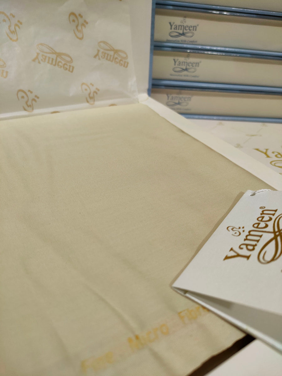 Yameen Divine Men’s Pure Fine Cotton Suits for Summer D-03 - FaisalFabrics.pk