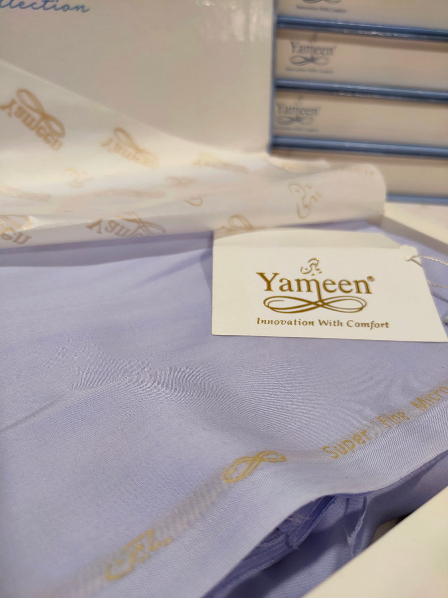 Yameen Divine Men’s Pure Fine Cotton Suits for Summer D-06 - FaisalFabrics.pk
