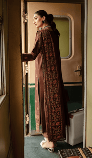 Rang Rasiya Safarnama Embroidered Linen Unstitched 3Pc D-09 Diya