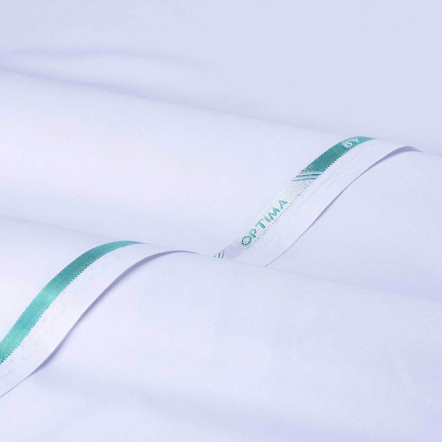Dynasty Optima Wash N Wear Men’s Shalwar Kameez White For Summer - FaisalFabrics.pk