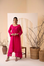 Nuriyaa Winter Pret Embroidered Khaddar 3 Piece Suit - Noor-e-Chasham