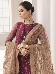 Baroque Chantelle Embroidered Chiffon Unstitched 3Piece BQU-CH11-D02