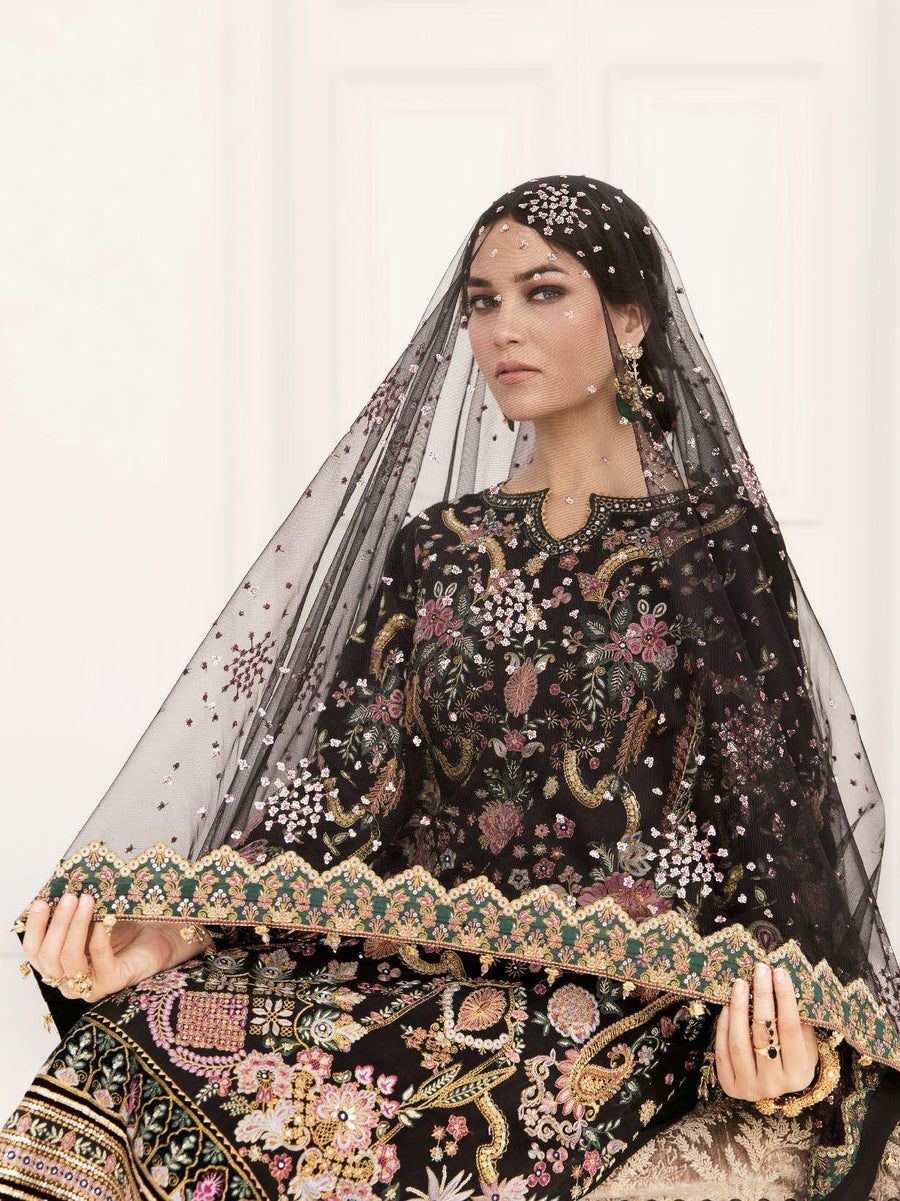 Baroque Chantelle Embroidered Raw Silk Unstitched 3Piece BQU-CH11-D04