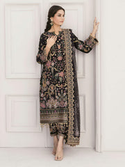 Baroque Chantelle Embroidered Raw Silk Unstitched 3Piece BQU-CH11-D04