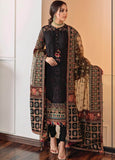 BAROQUE Chantelle Embroidered Chiffon Unstitched 3Pc Suit EC-04 - FaisalFabrics.pk