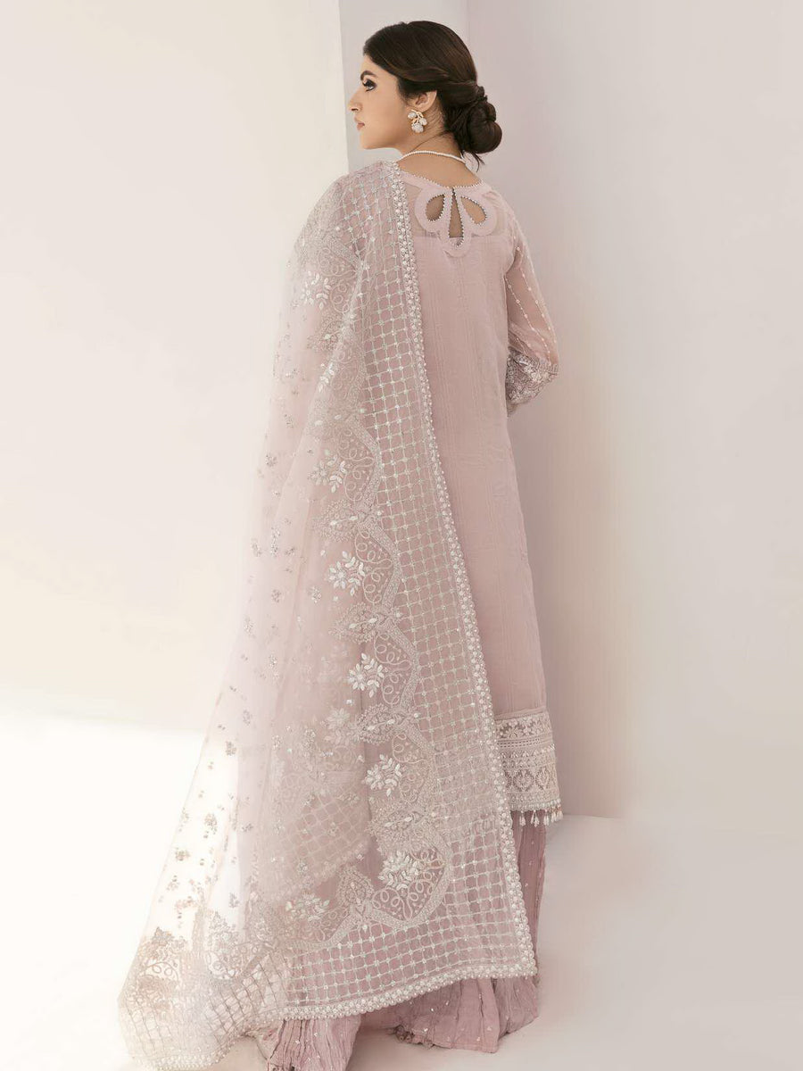 Baroque Chantelle Embroidered Chiffon Unstitched 3Piece BQU-CH11-D05