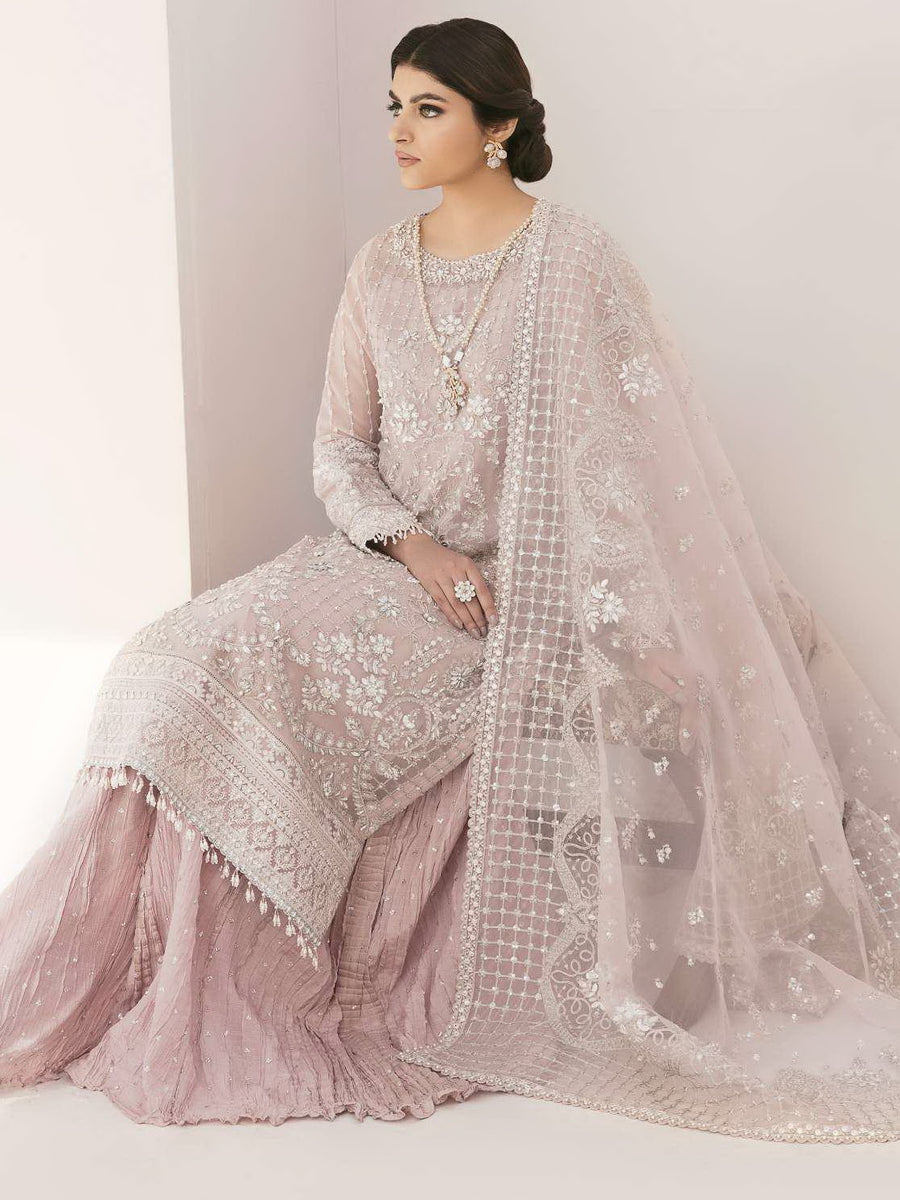 Baroque Chantelle Embroidered Chiffon Unstitched 3Piece BQU-CH11-D05