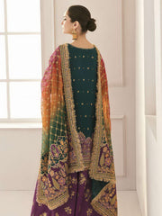Baroque Chantelle Embroidered Chiffon Unstitched 3Piece BQU-CH11-D06