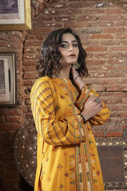 Lakhany Komal Embroidered Lawn Unstitched 2 Piece Suit EC-2181 - FaisalFabrics.pk