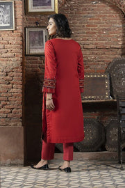 Lakhany Komal Embroidered Lawn Unstitched 2 Piece Suit EC-2184 - FaisalFabrics.pk