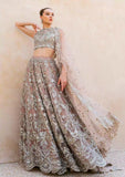 Evara by Elaf Premium Embroidered Net Unstitched 3Pc Suit EEW-05 JASMINE