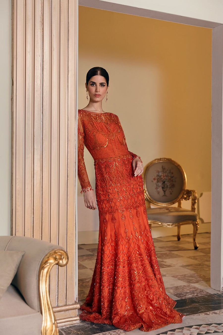 Reign Reignaissance Luxury Wedding Unstitched 3Pc Suit - EGAN - FaisalFabrics.pk