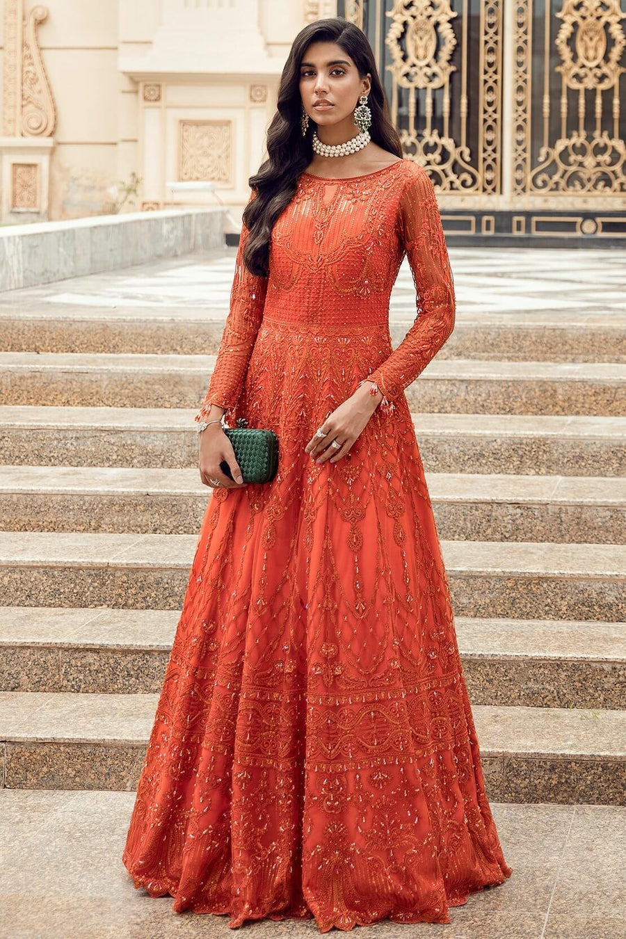 Reign Reignaissance Luxury Wedding Unstitched 3Pc Suit - EGAN - FaisalFabrics.pk