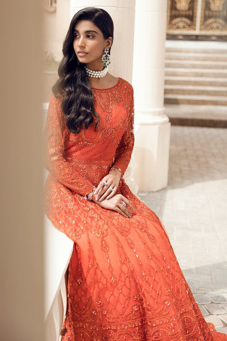 Reign Reignaissance Luxury Wedding Unstitched 3Pc Suit - EGAN - FaisalFabrics.pk