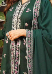 Elaf Premium Embroidered Khaddar Unstitched 3Pc Suit EKW-1B ARZOO