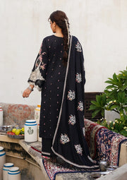 Elaf Premium Embroidered Khaddar Unstitched 3Pc Suit EKW-2 BANAFSH