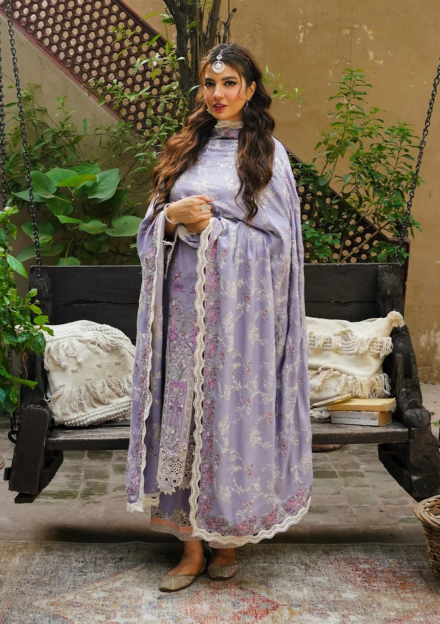 Elaf Premium Embroidered Khaddar Unstitched 3Pc Suit EKW-3 KHAWAB