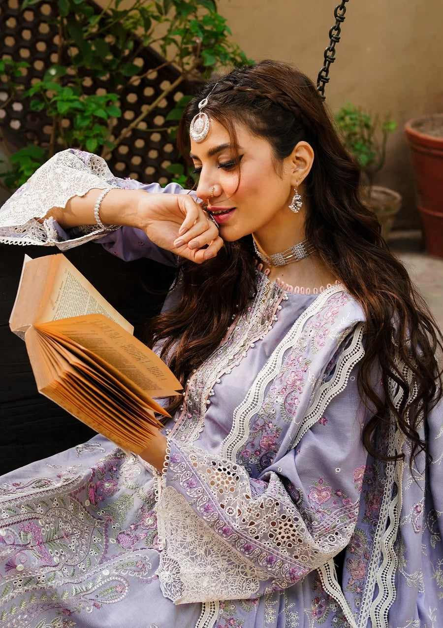 Elaf Premium Embroidered Khaddar Unstitched 3Pc Suit EKW-3 KHAWAB