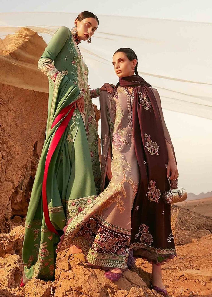 ELAN Mirage Unstitched Winter Collection 3 Piece Suit EW21-10 CORA - FaisalFabrics.pk