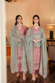 FARASHA Lueur Unstitched Embroidered Luxury Chiffon Suit 03-ELANIA