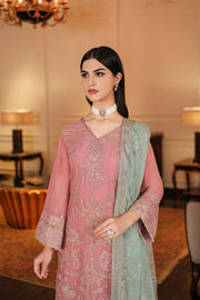 FARASHA Lueur Unstitched Embroidered Luxury Chiffon Suit 03-ELANIA