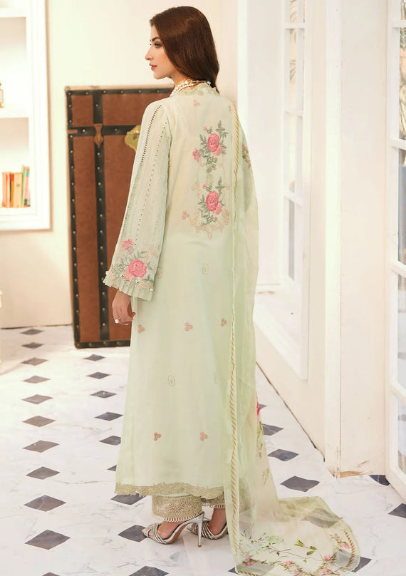 Elaf Premium Festive Chikankari Lawn Unstitched 3Pc Suit ELC-09 HOPE