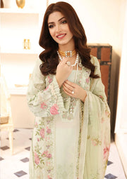 Elaf Premium Festive Chikankari Lawn Unstitched 3Pc Suit ELC-09 HOPE
