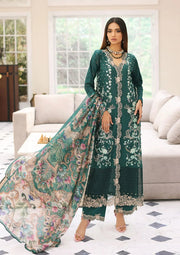 Elaf Premium Festive Chikankari Lawn Unstitched 3Pc Suit ELC-10 JADE