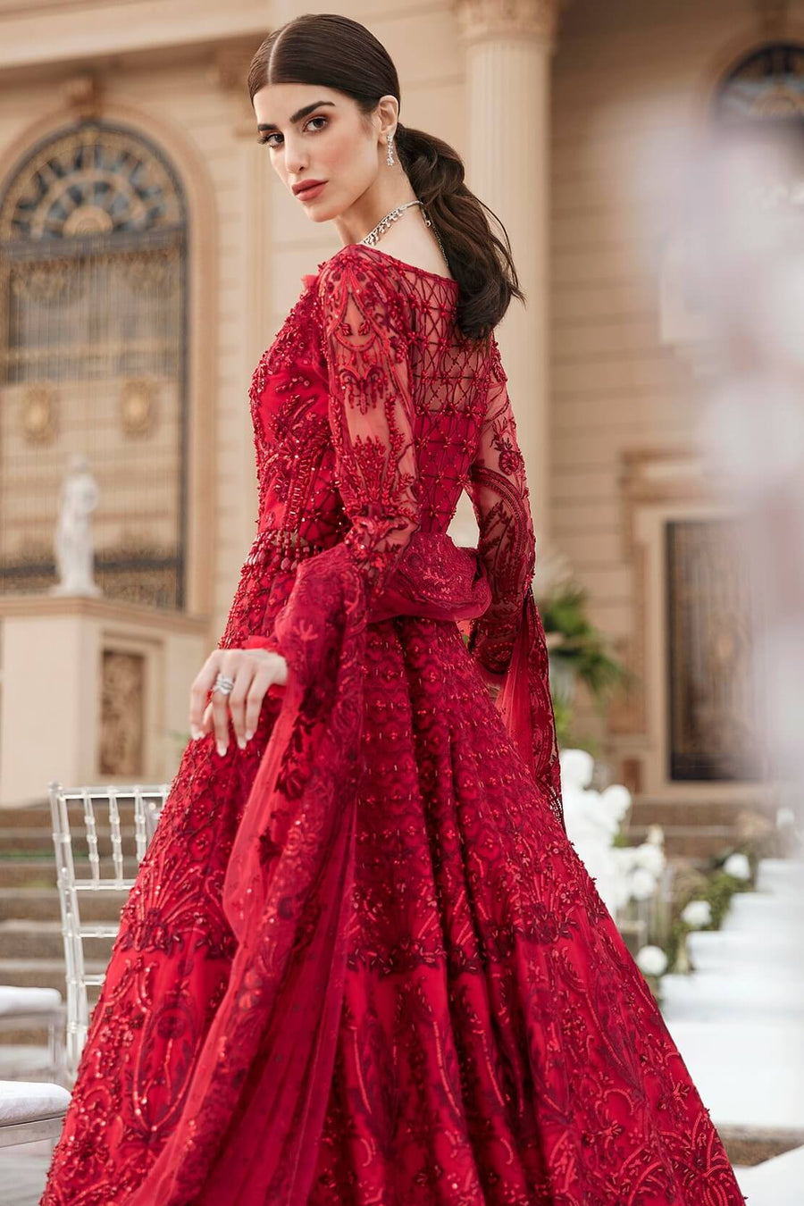 Reign Reignaissance Luxury Wedding Unstitched 3Pc Suit - ELENA - FaisalFabrics.pk