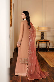 FARASHA Lueur Unstitched Embroidered Luxury Chiffon Suit 05-ELORA