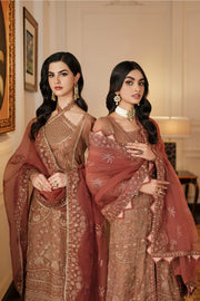 FARASHA Lueur Unstitched Embroidered Luxury Chiffon Suit 05-ELORA