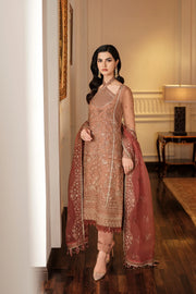 FARASHA Lueur Unstitched Embroidered Luxury Chiffon Suit 05-ELORA