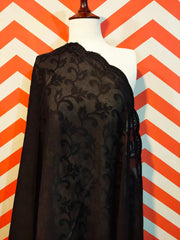 Premium Embroidered Border Shawl for women Lawn Fabric ELS-01 - FaisalFabrics.pk