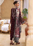 ELAF Premium Luxury Winter Unstitched Khaddar 3Pc Suit ELW-06- Berry