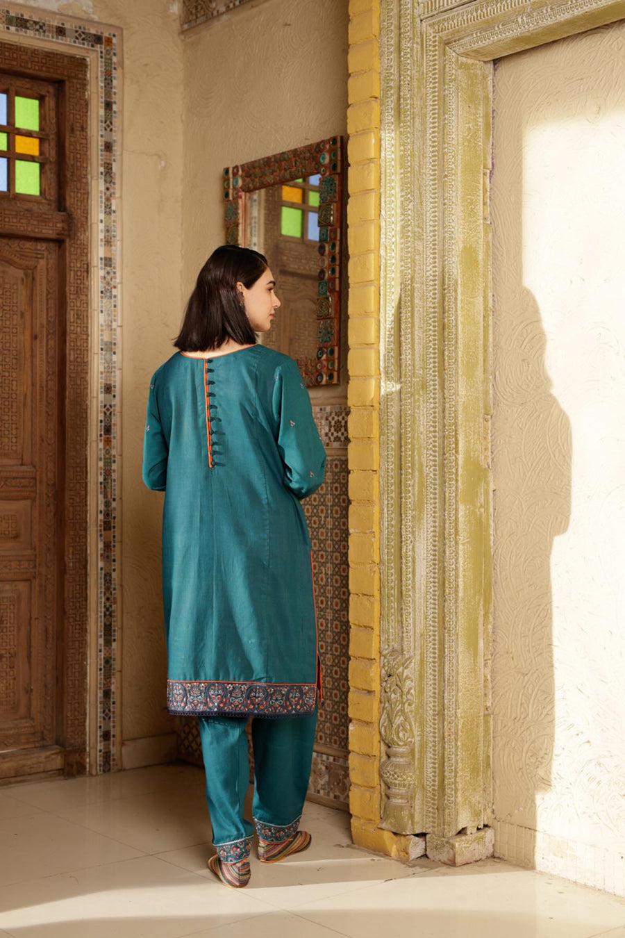 Seroli Winter Ready To Wear - Embroidered Suit SW-L1-RTW0005