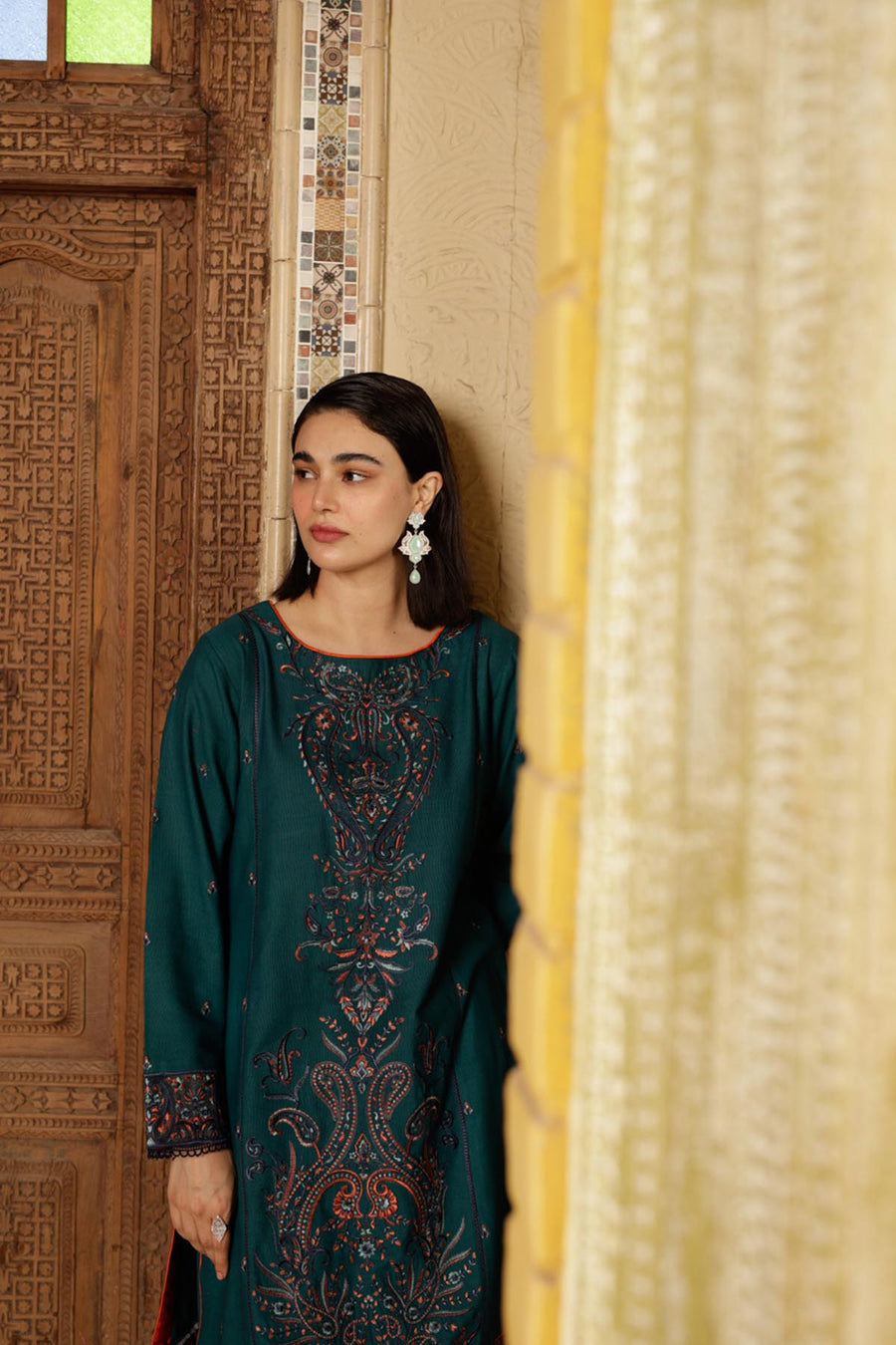 Seroli Winter Ready To Wear - Embroidered Suit SW-L1-RTW0005