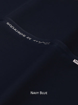 Safeer by edenrobe Men’s Blended Fabric For Winter Ambassador Navy Blue - FaisalFabrics.pk
